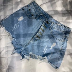 Light blue Jean shirt size XS ( stretchy could fit small-medium)